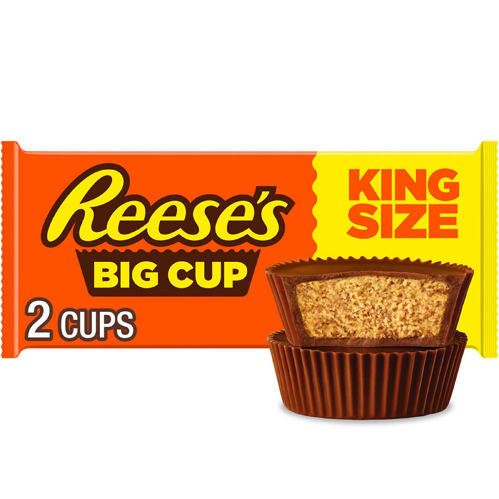 Reese's Big Cup Milk Chocolate Peanut Butter Candy - King Size, 2.8 oz