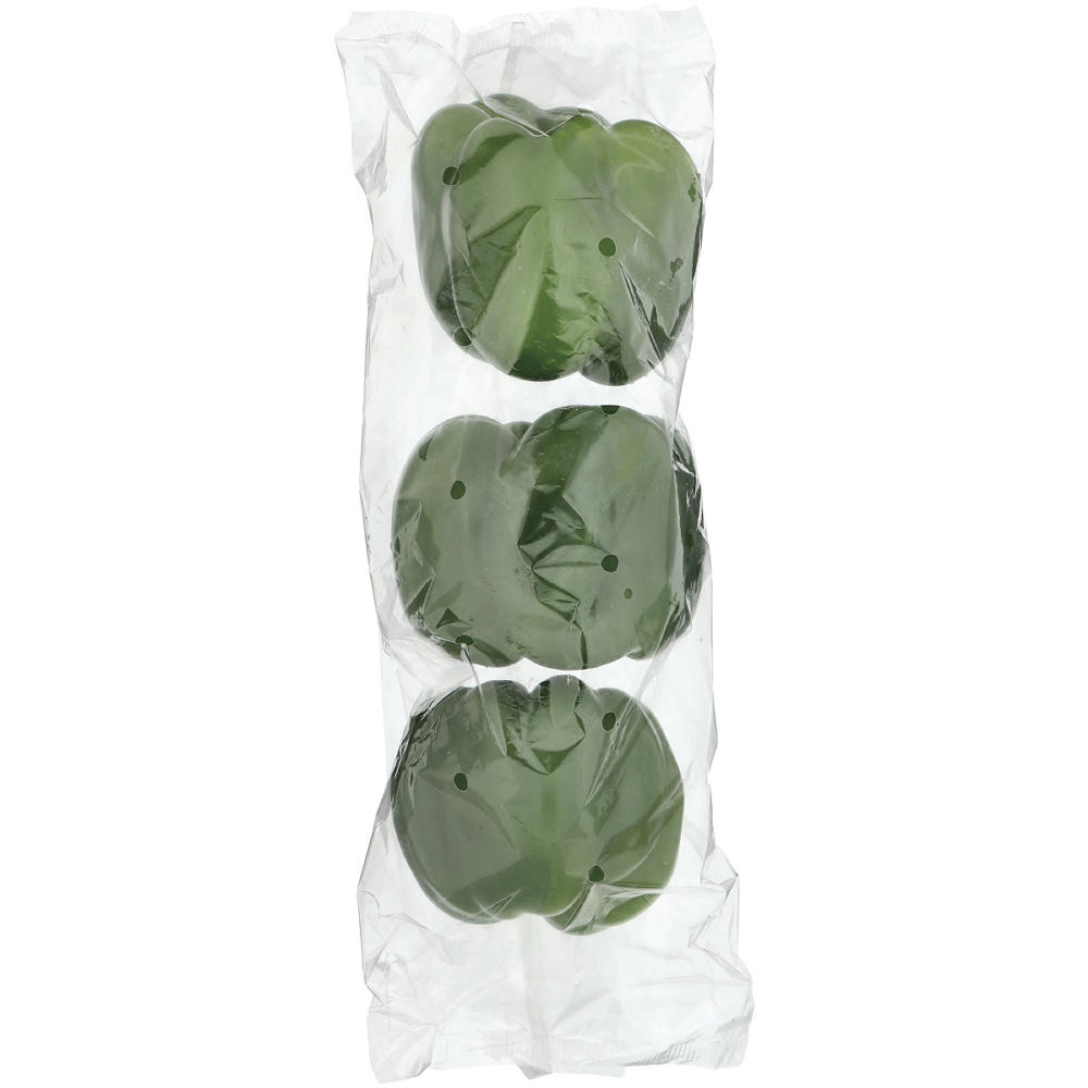 Fresh Green Bell Peppers, 3 ct