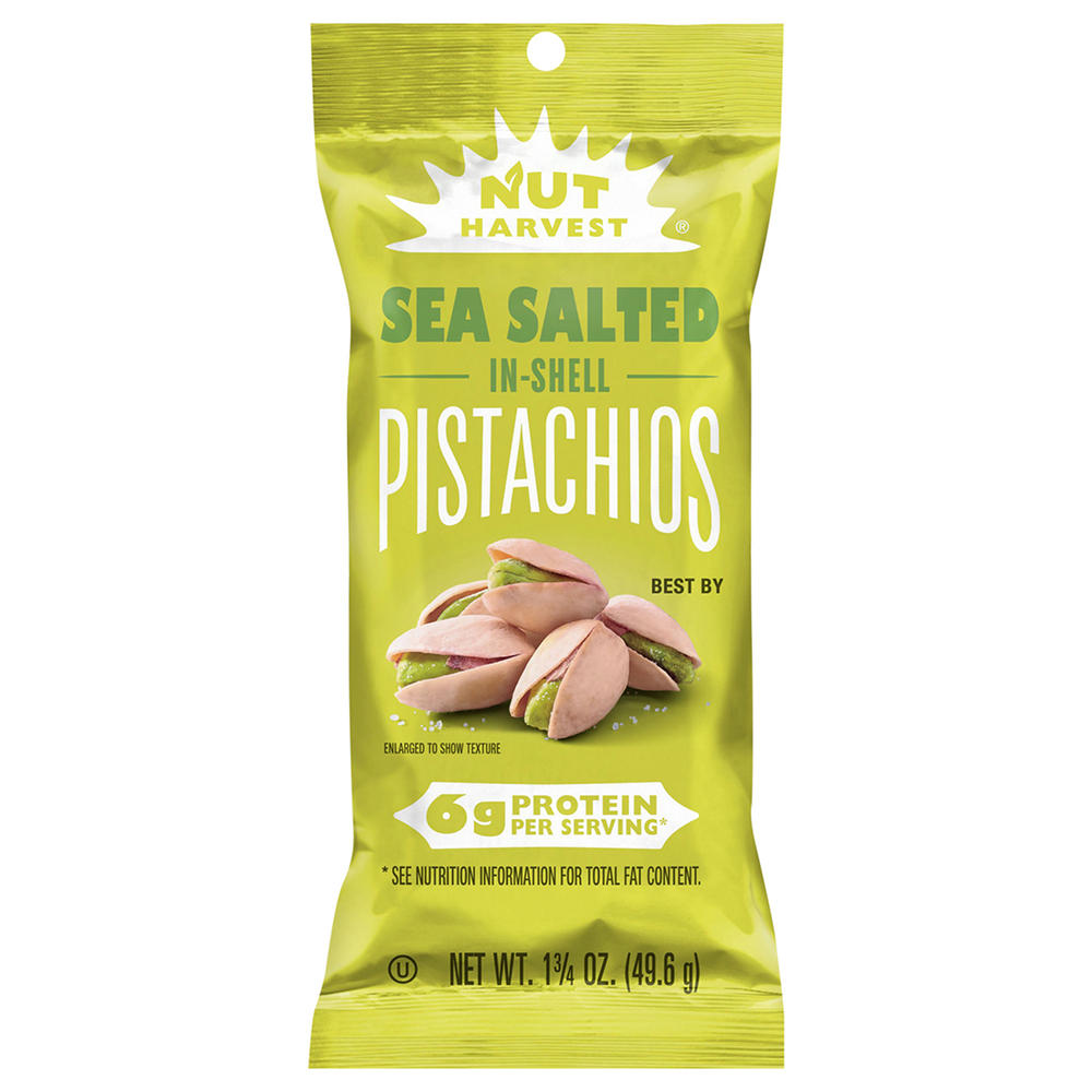 Nut Harvest Salted In Shell Pistachios, 1.75 oz