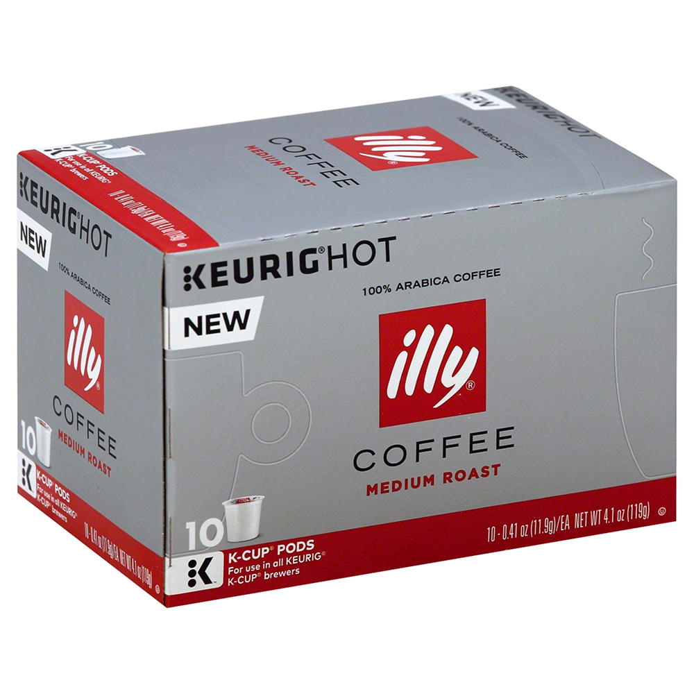 illy Medium Roast Single Serve Coffee K Cups, 10 ct