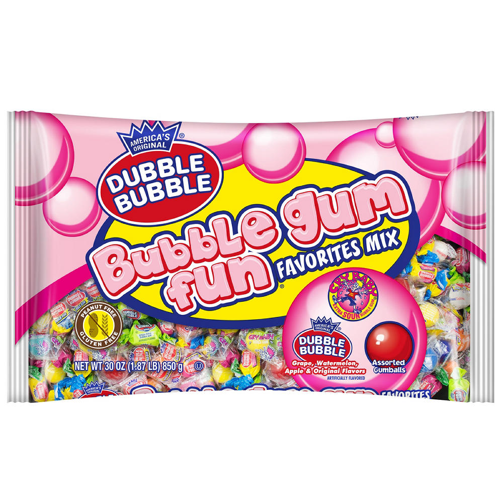 Dubble Bubble Bubble Gum Fun Favorite Mix, 30 oz