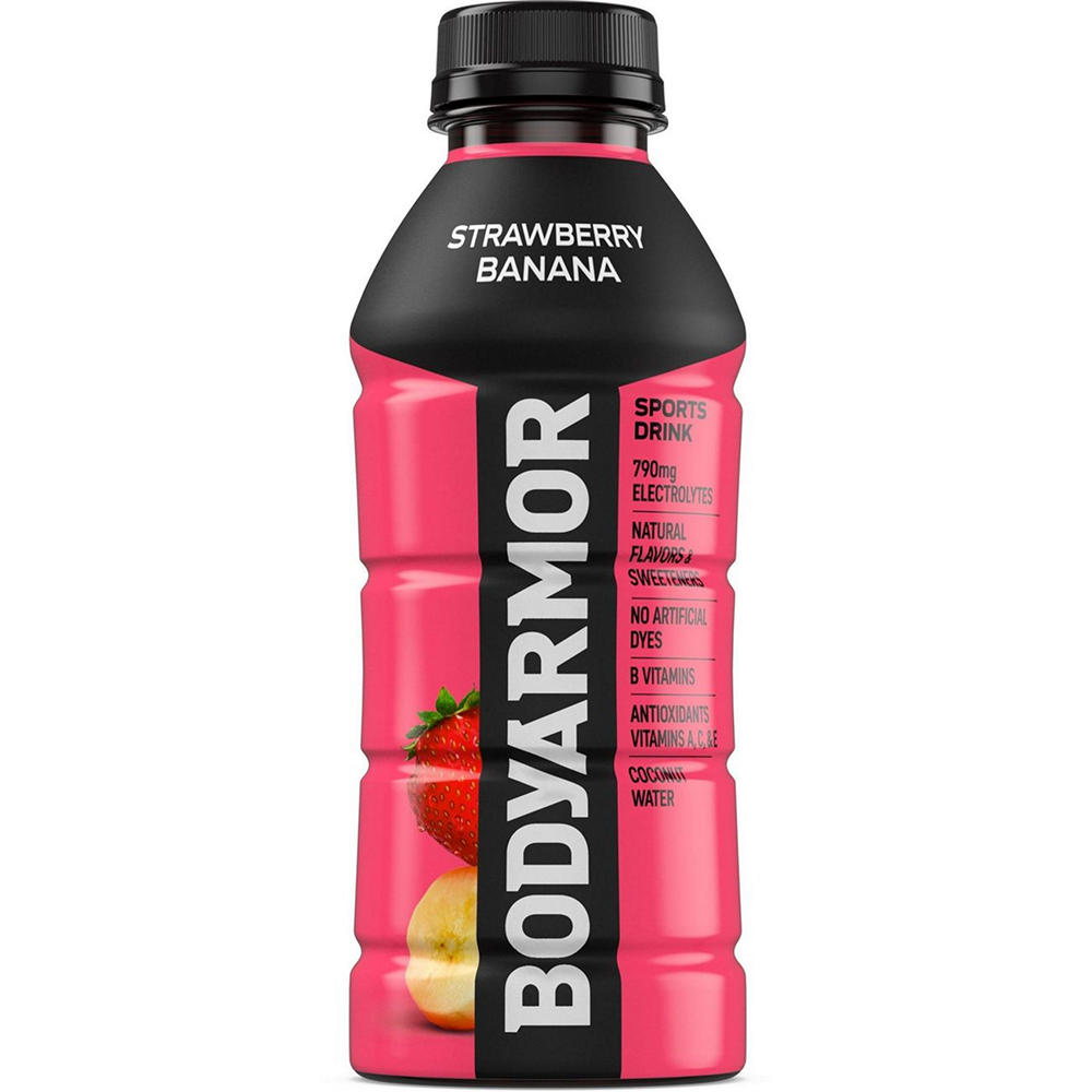 BODYARMOR Strawberry Banana Electrolyte Sports Drink, 16 oz