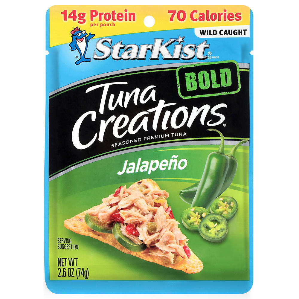 StarKist Tuna Creations Bold Jalapeno Tuna Pouch, 2.6 oz
