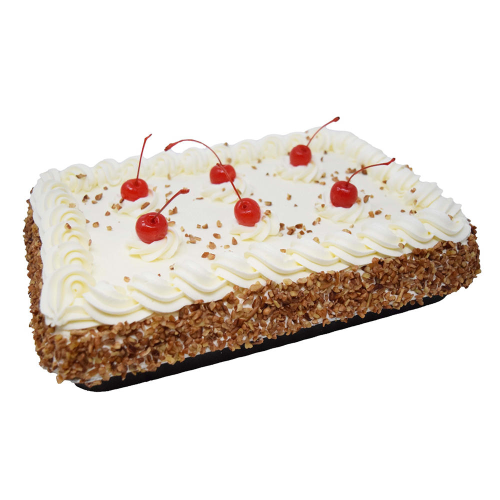 H-E-B Bakery Cherry Pecan Tres Leches Cake, 1/4 Sheet