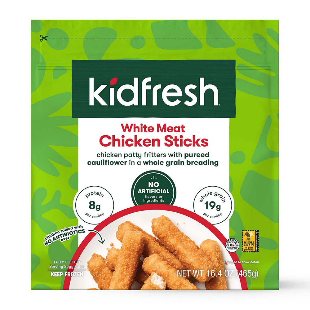 Kidfresh Frozen White Meat Chicken Sticks, 16.4 oz