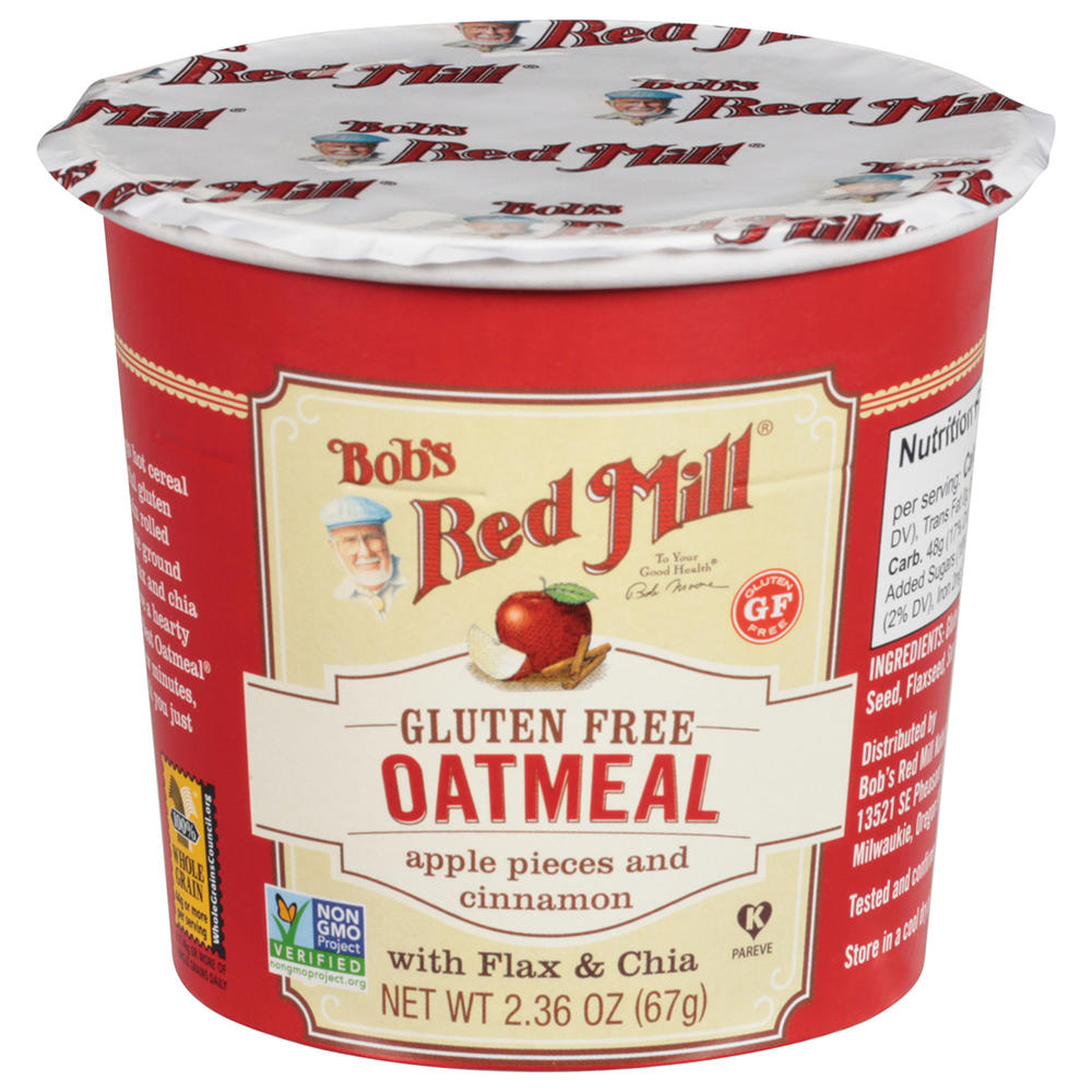 Bob's Red Mill Apple Cinnamon Oatmeal Cup, 2.36 oz