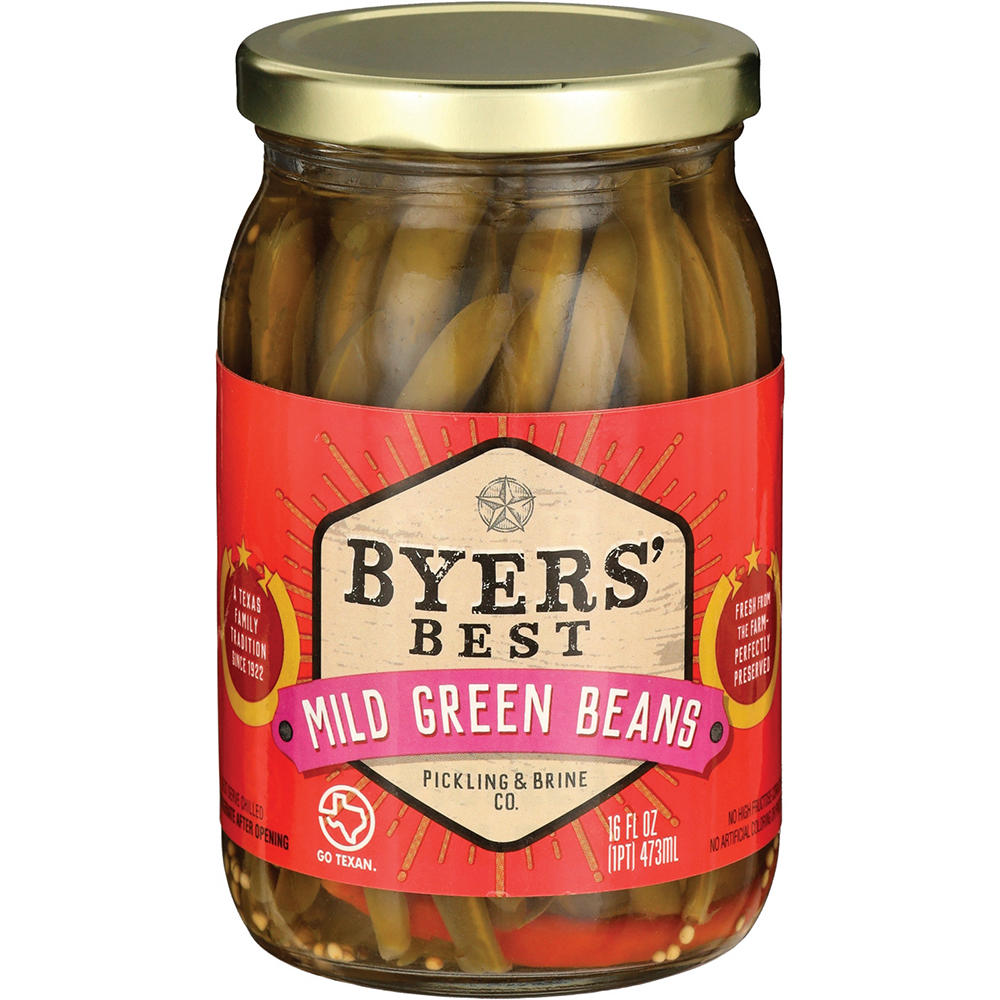 Byers' Best Mild Pickled Green Beans, 16 oz