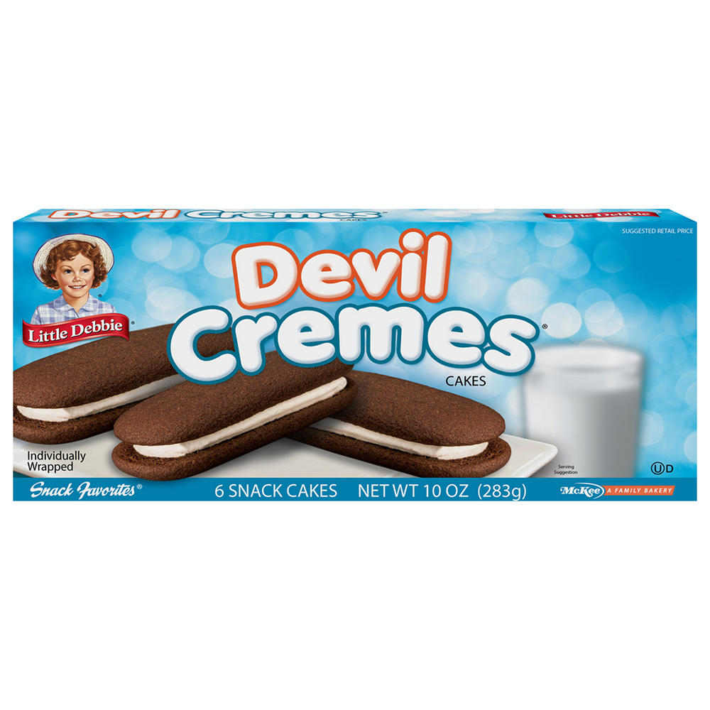 Little Debbie Devil Cremes Cakes, 6 ct
