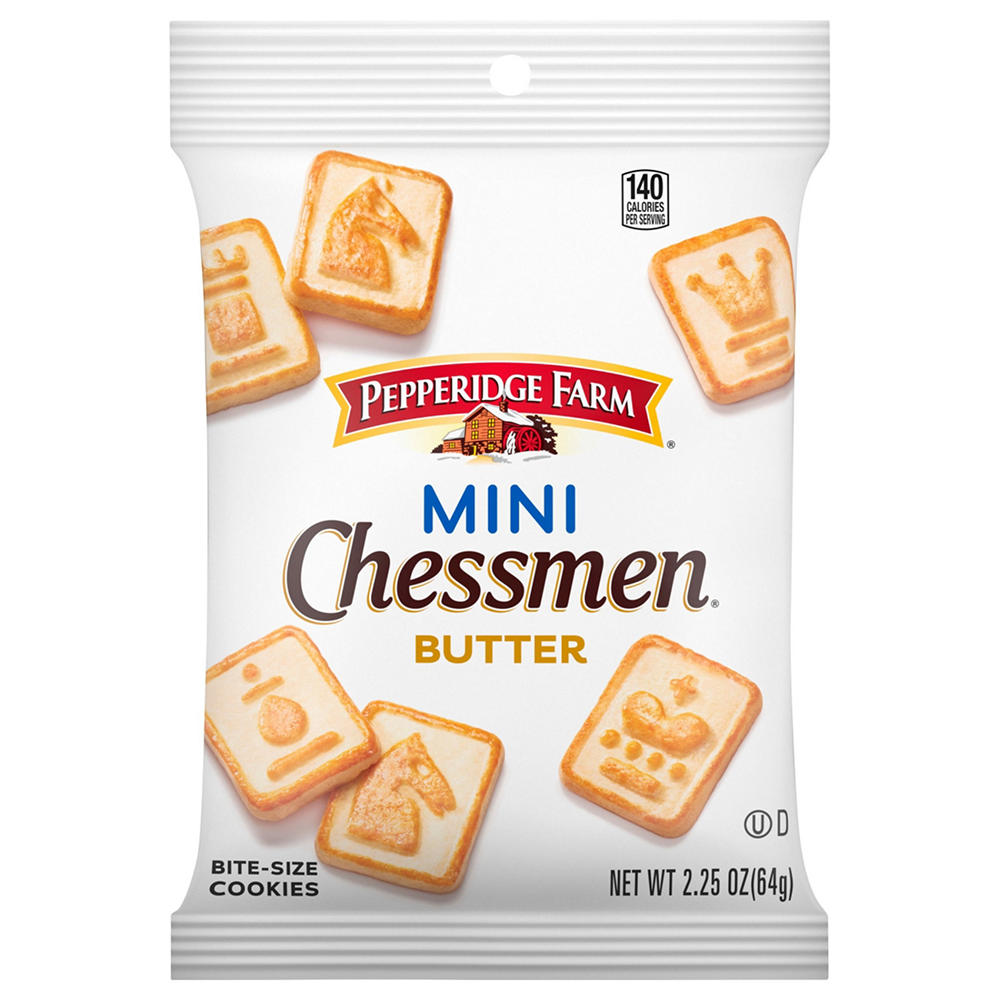 Pepperidge Farm Chessmen On the Go! Mini Chessmen Cookies, 2.25 oz