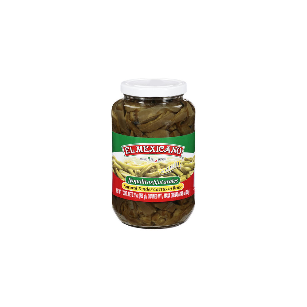 El Mexicano Natural Tender Cactus in Brine, 27 oz