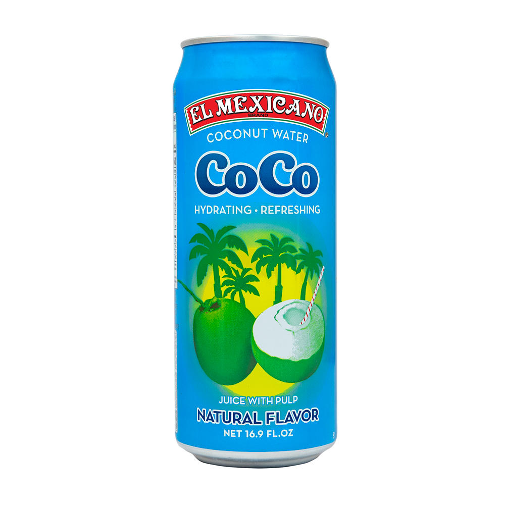 El Mexicano Pulpy Coconut Juice, 16.9 oz