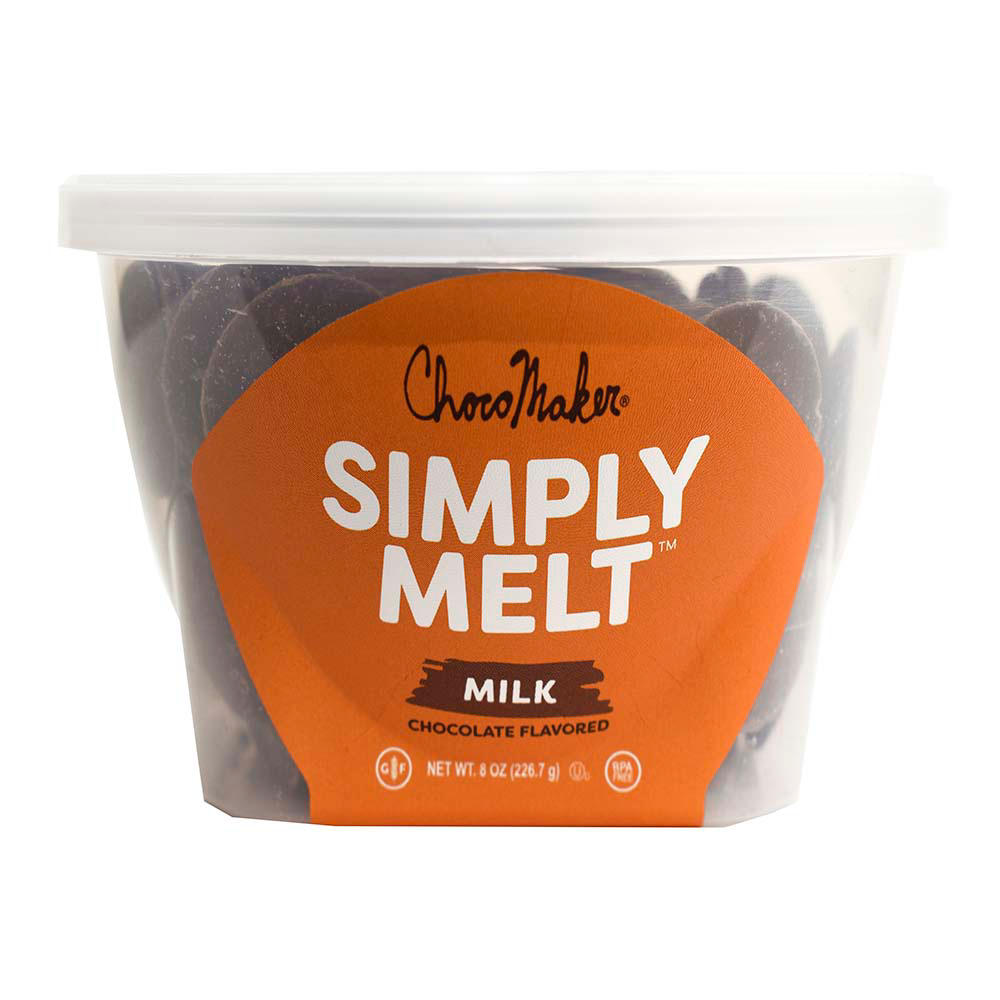 ChocoMaker Simply Melt Milk Chocolate Candy Wafers, 8 oz