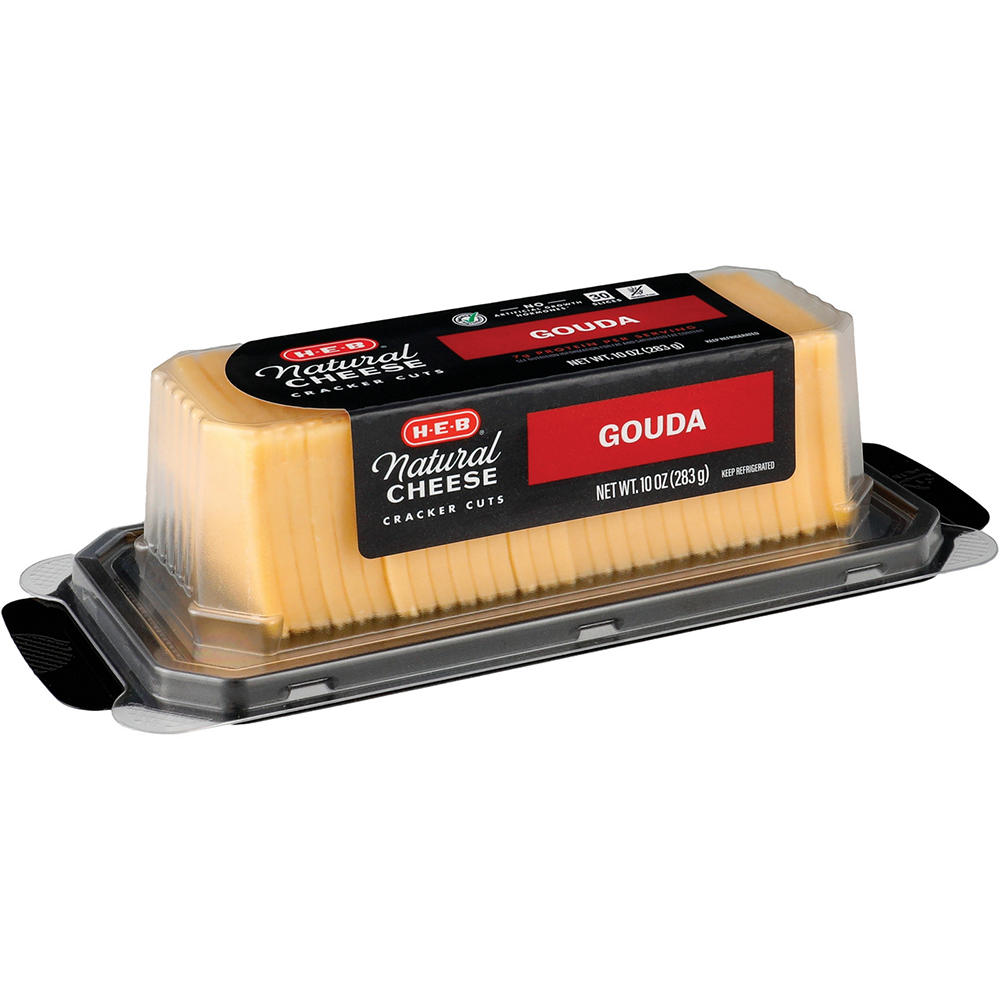 H-E-B Gouda Cracker Cut Cheese, 30 ct