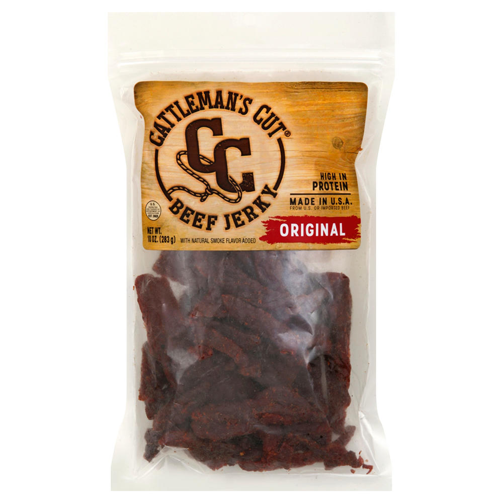 Cattleman's Cut 10g Protein Original Beef Jerky, 10 oz