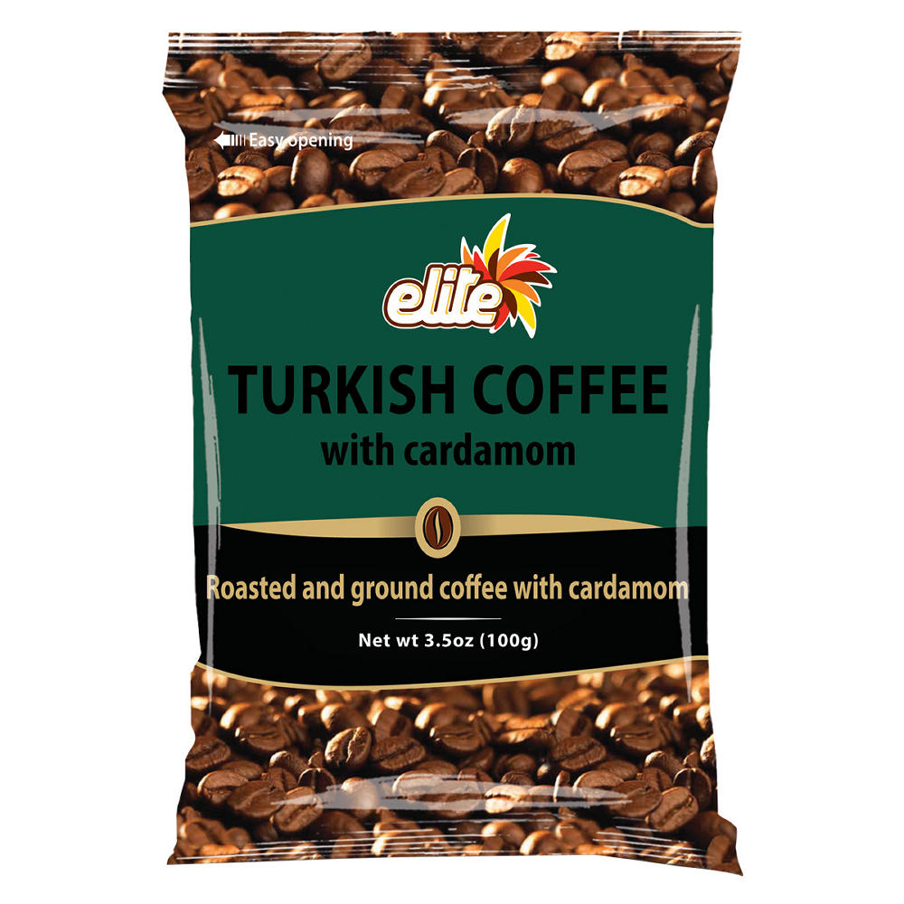 Elite Turkish Cofffee with Cardamom, 3.5 oz