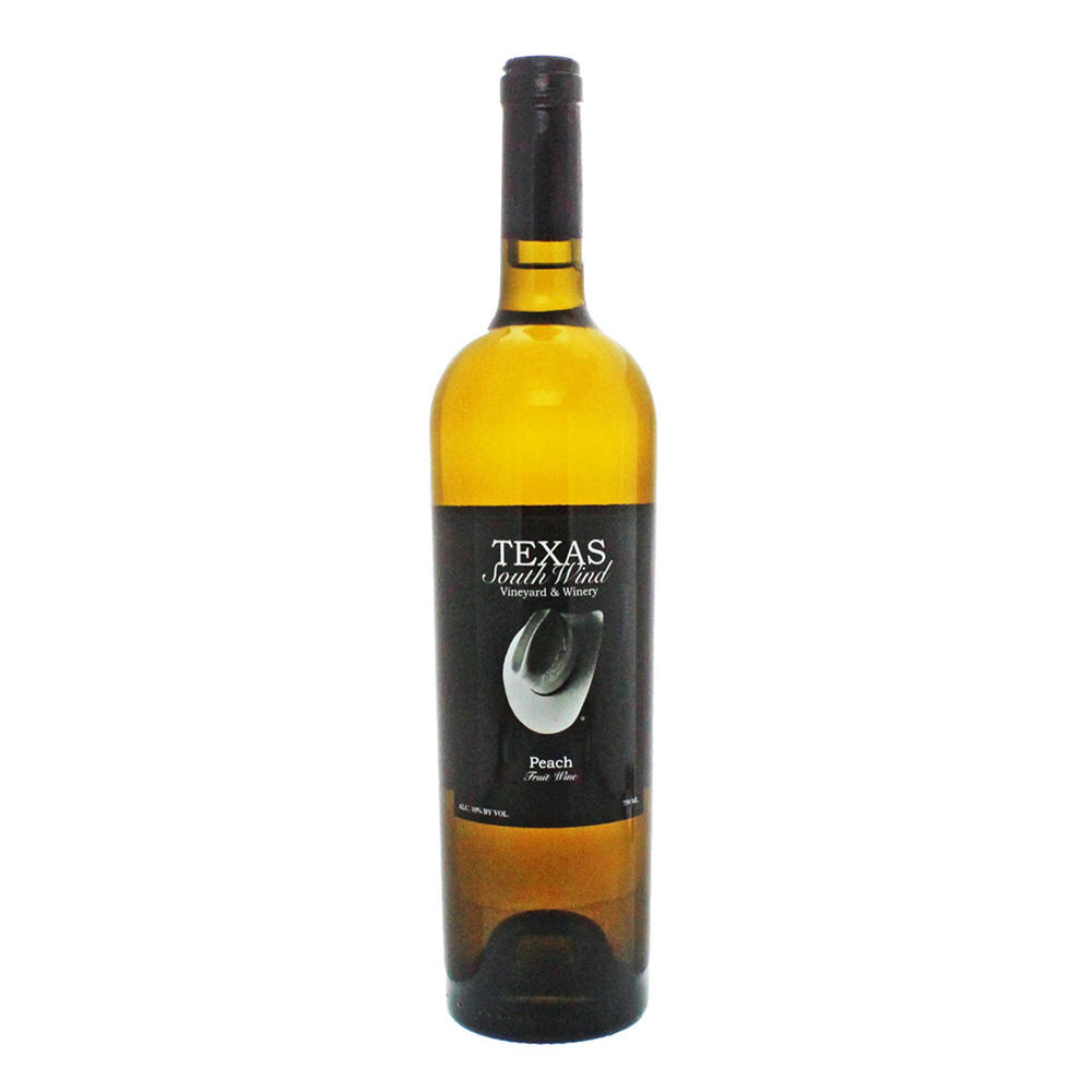 Texas South Wind Peach Fruit Wine, 750 mL