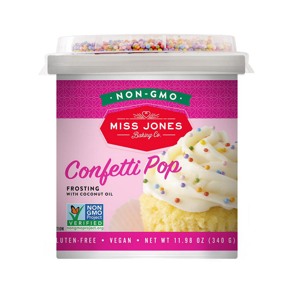 Miss Jones Confetti Pop Frosting, 11.98 oz