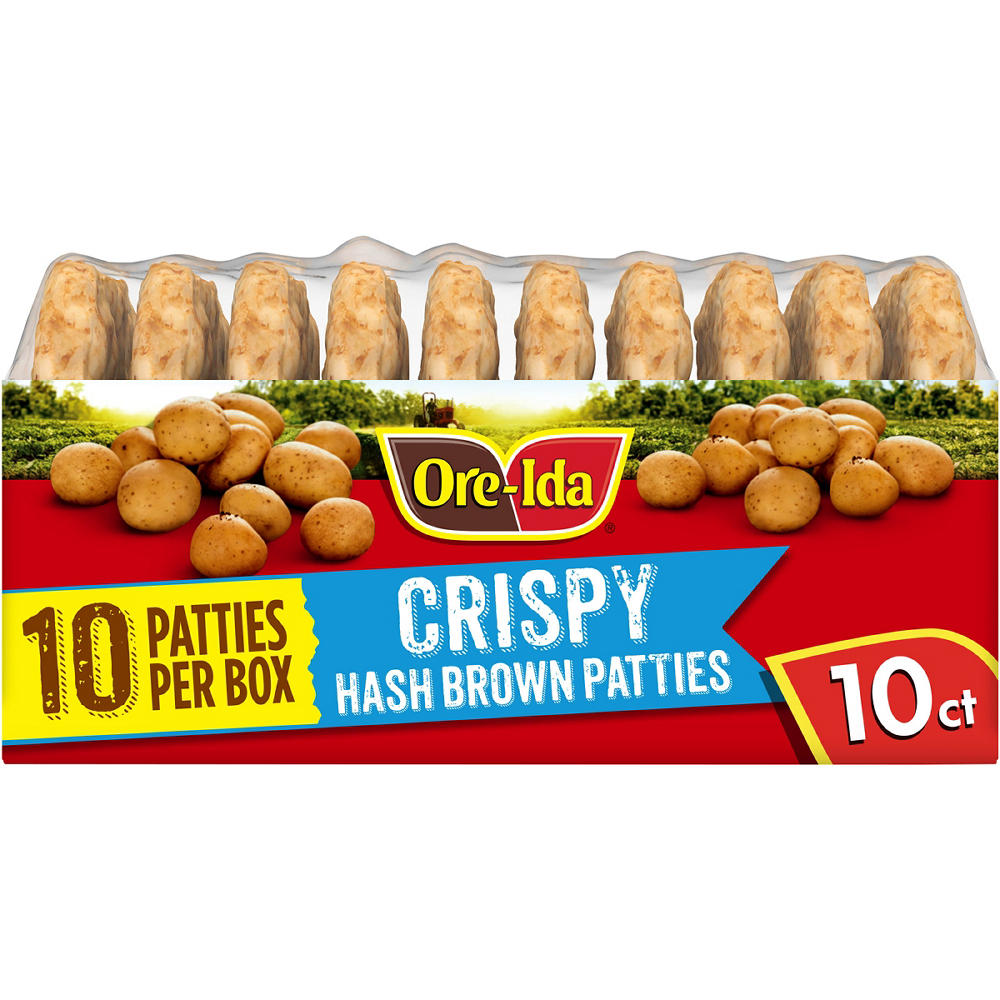 Ore-Ida Crispy Hash Brown Patties, 10 ct