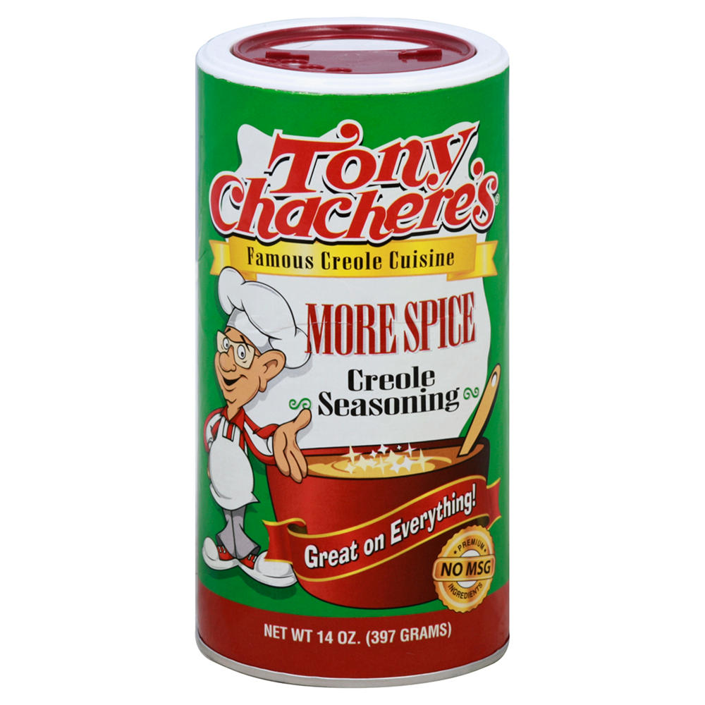 Tony Chachere's More Spice Creole Seasoning, 14 oz
