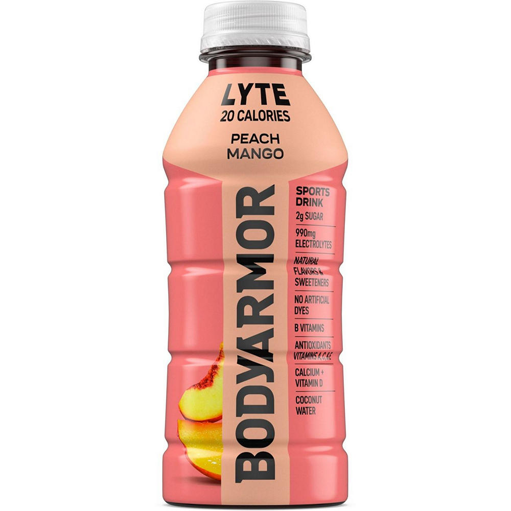 BODYARMOR Lyte Peach Mango Electrolyte Sports Drink, 16 oz