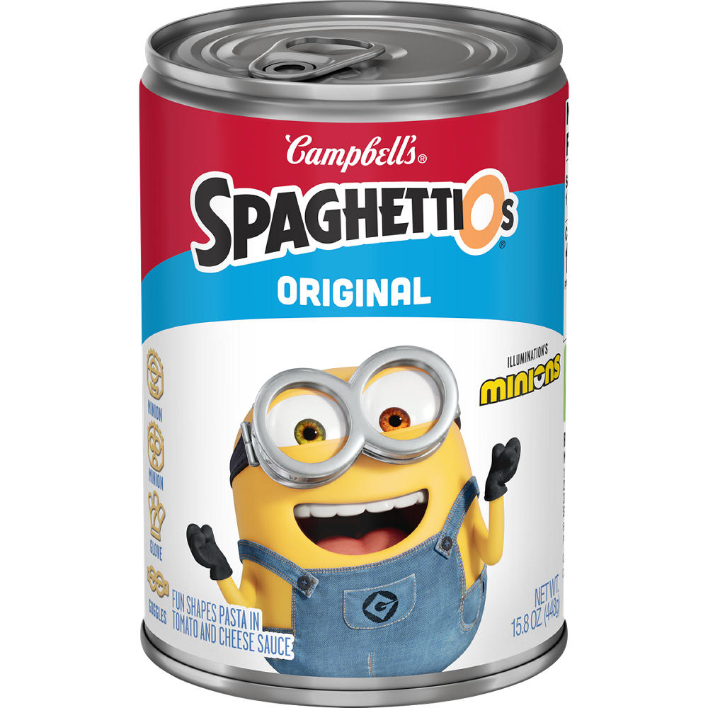 Campbell's SpaghettiOs Minions Original Canned Pasta, 15.8 oz