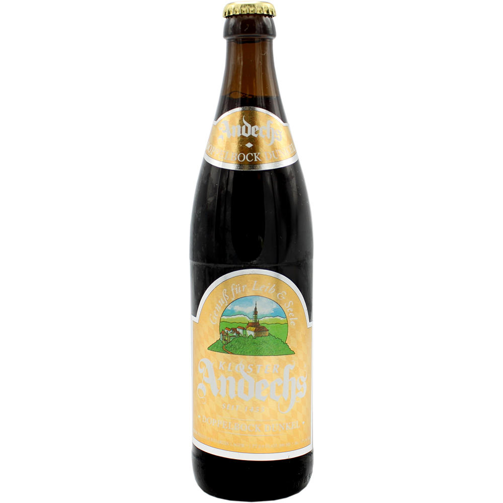 Andechs Kloster Doppelbock Dunkel Beer, 500 mL