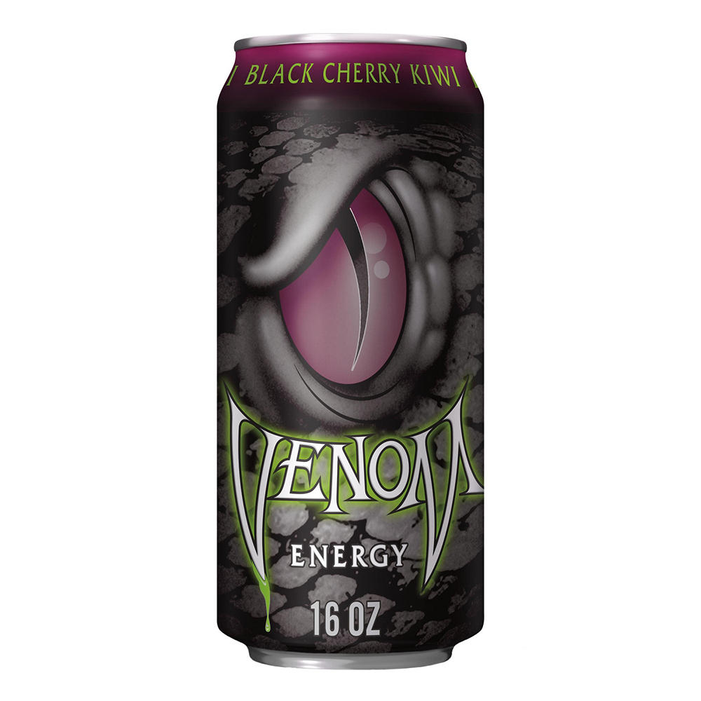 Venom Black Cherry Kiwi Energy Drink, 16 oz