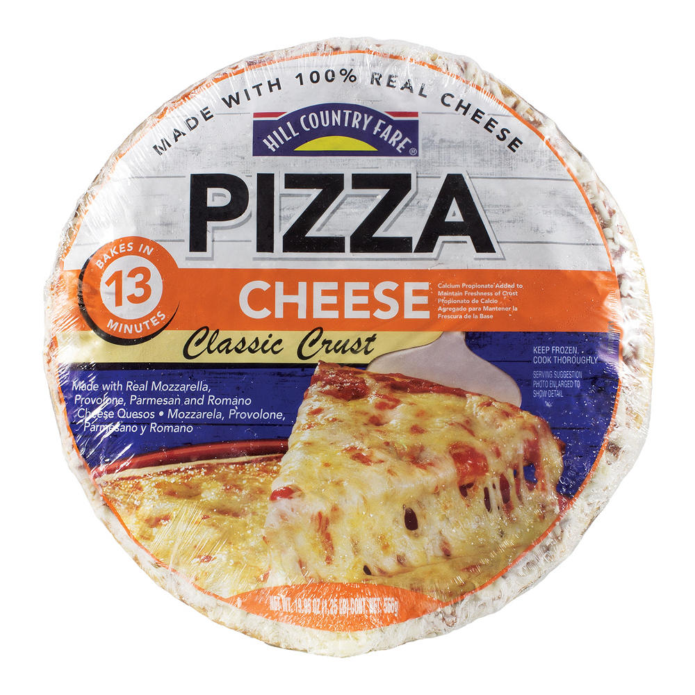 Hill Country Fare Frozen Pizza - Cheese, 19.95 oz