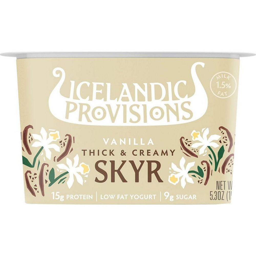Icelandic Provisions 15g Protein Skyr - Vanilla, 5.3 oz