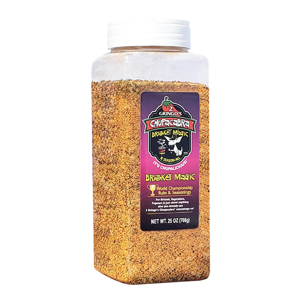 2 Gringos Chupacabra Brisket Magic & Season-All, 25 oz