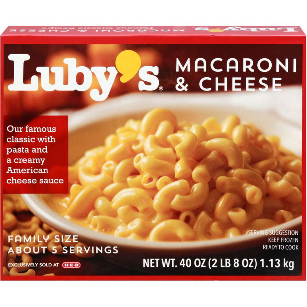 Luby's Frozen Macaroni & Cheese - Family-Size, 40 oz