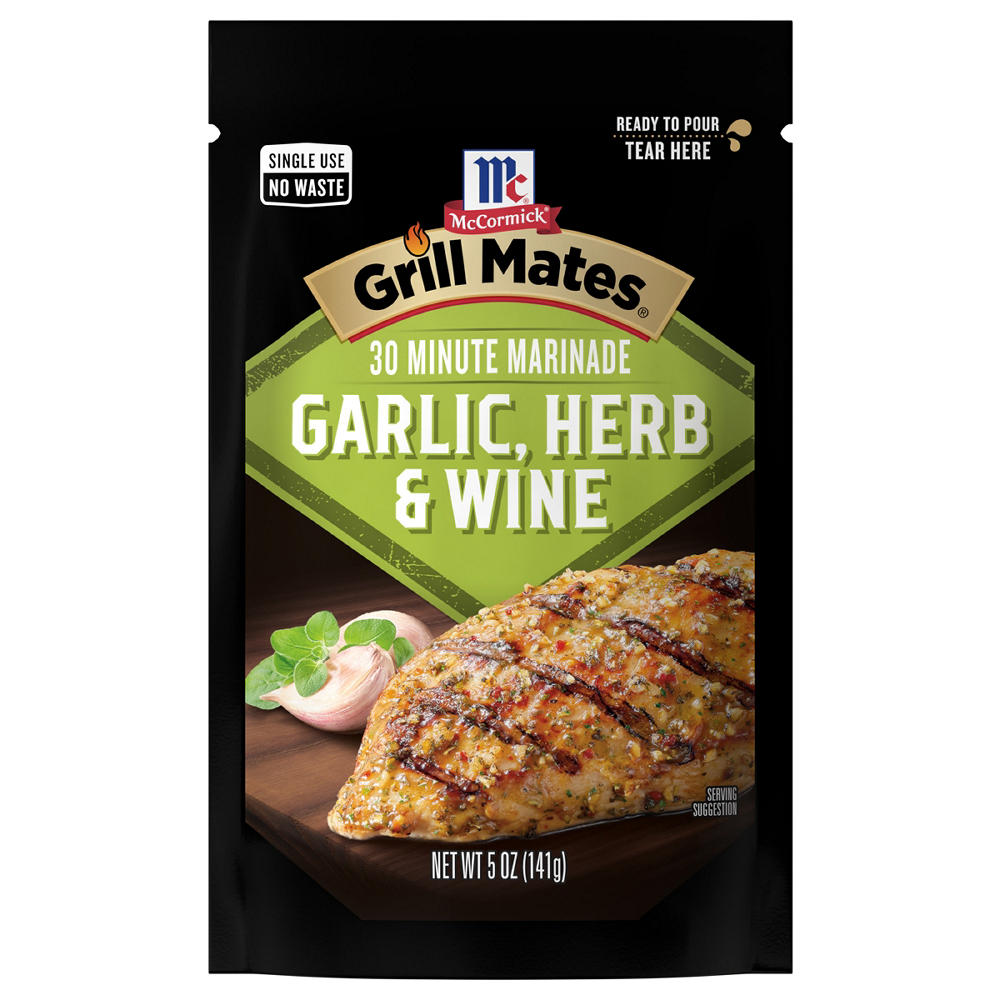 McCormick Grill Mates Garlic, Herb & Wine 30 Minute Marinade, 5 oz