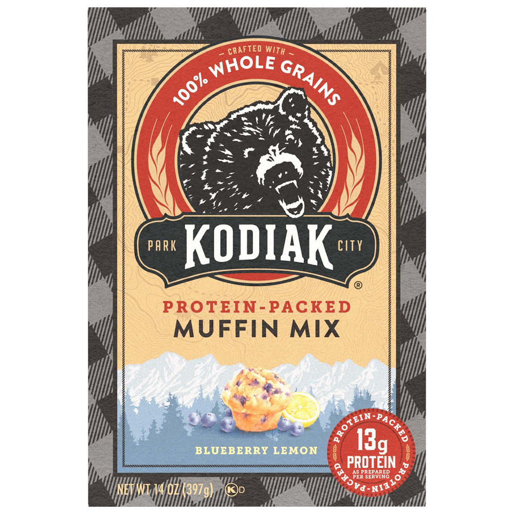 Kodiak 13g Protein Muffin Mix - Blueberry Lemon, 14 oz