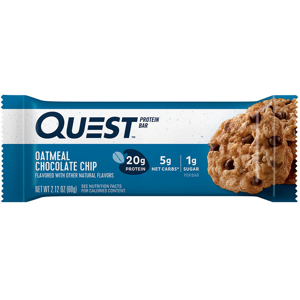 Quest 20g Protein Bar - Oatmeal Chocolate Chip, 2.12 oz