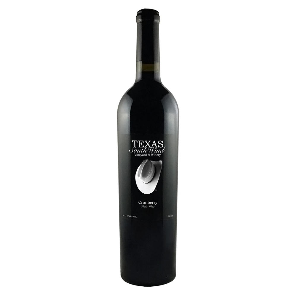 Texas South Wind Cranberry Fruit Wine, 750 mL