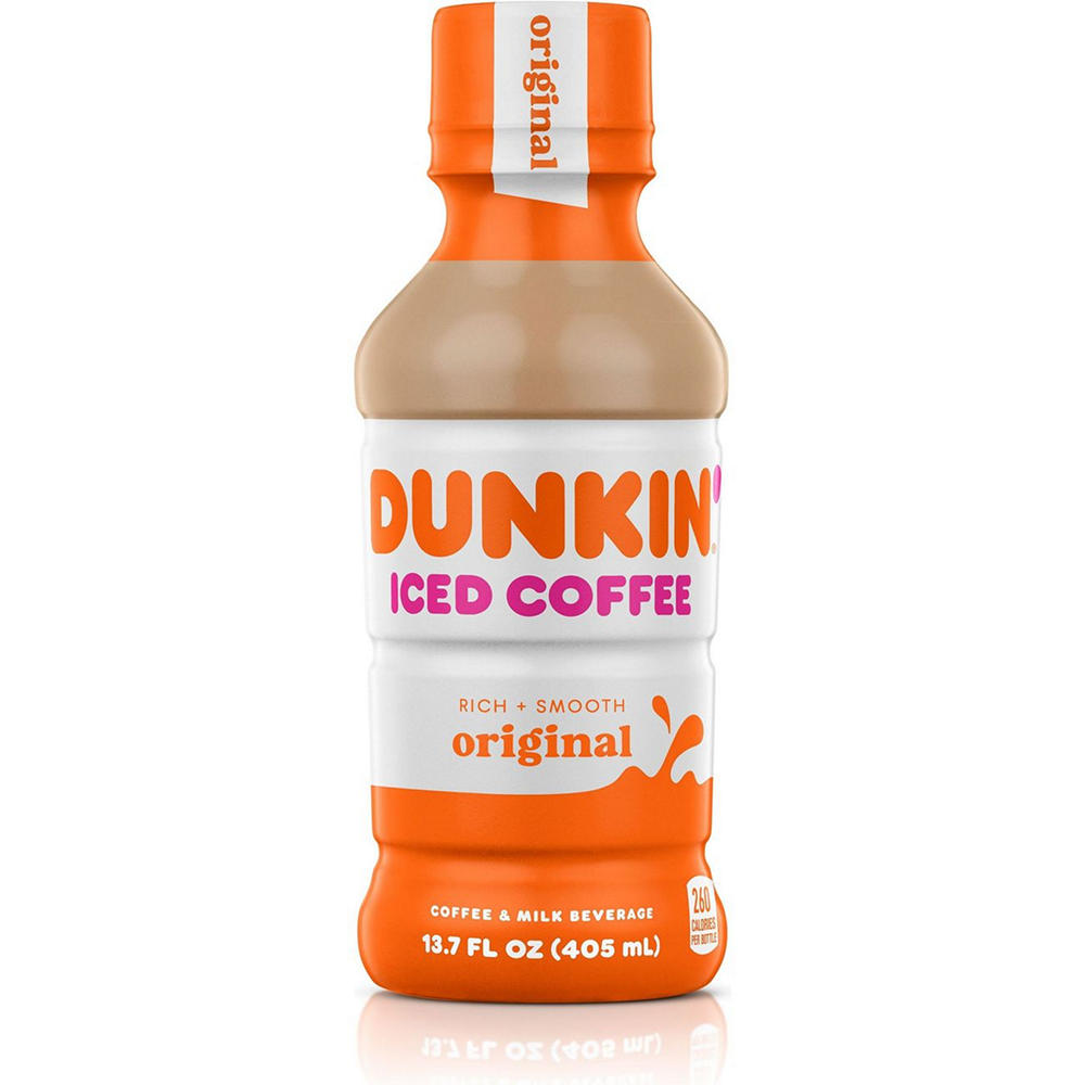 Dunkin' Original Iced Coffee Bottle, 13.7 oz