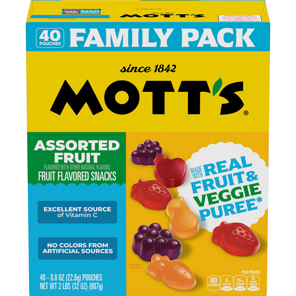 Mott's Medleys Fruit Snacks Family Size, 40 ct