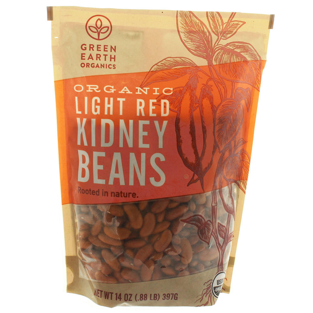 Green Earth Organics Organic Light Red Kidney Beans, 14 oz