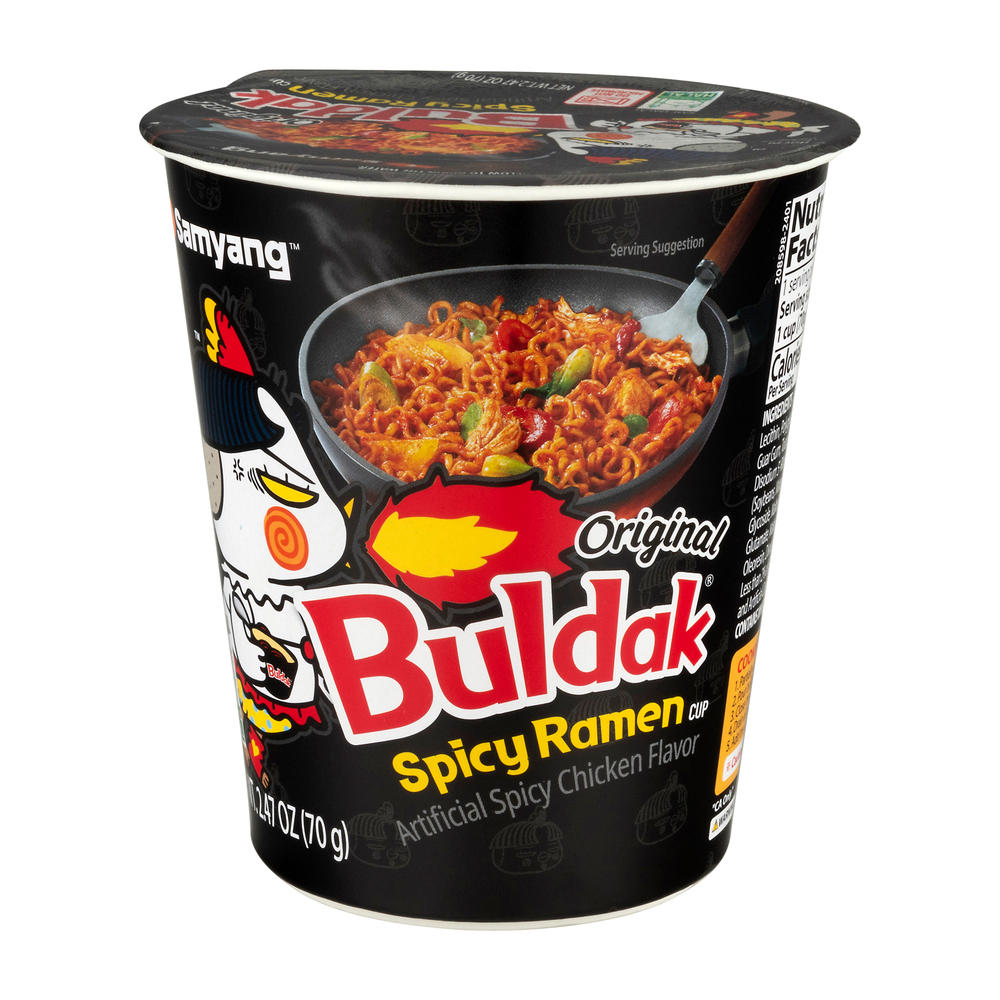 Samyang Buldak Original Spicy Chicken Ramen Instant Soup Cup, 2.47 oz