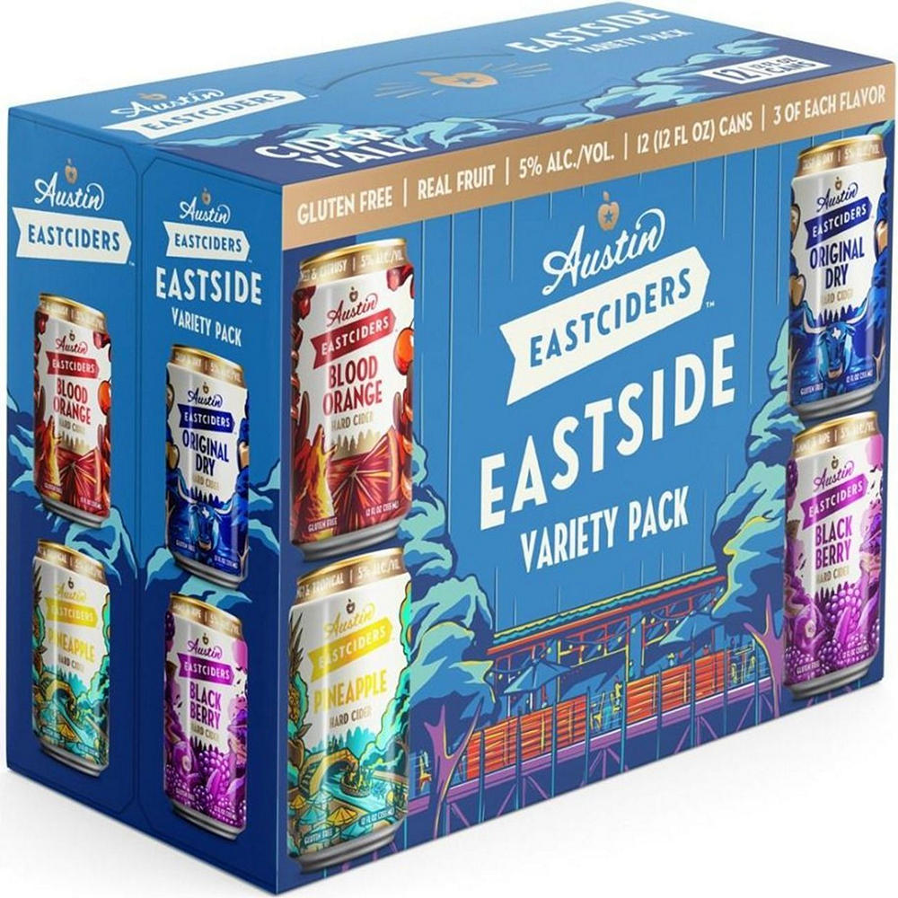 Austin Eastciders Cider Variety 12 pk Cans, 12 oz