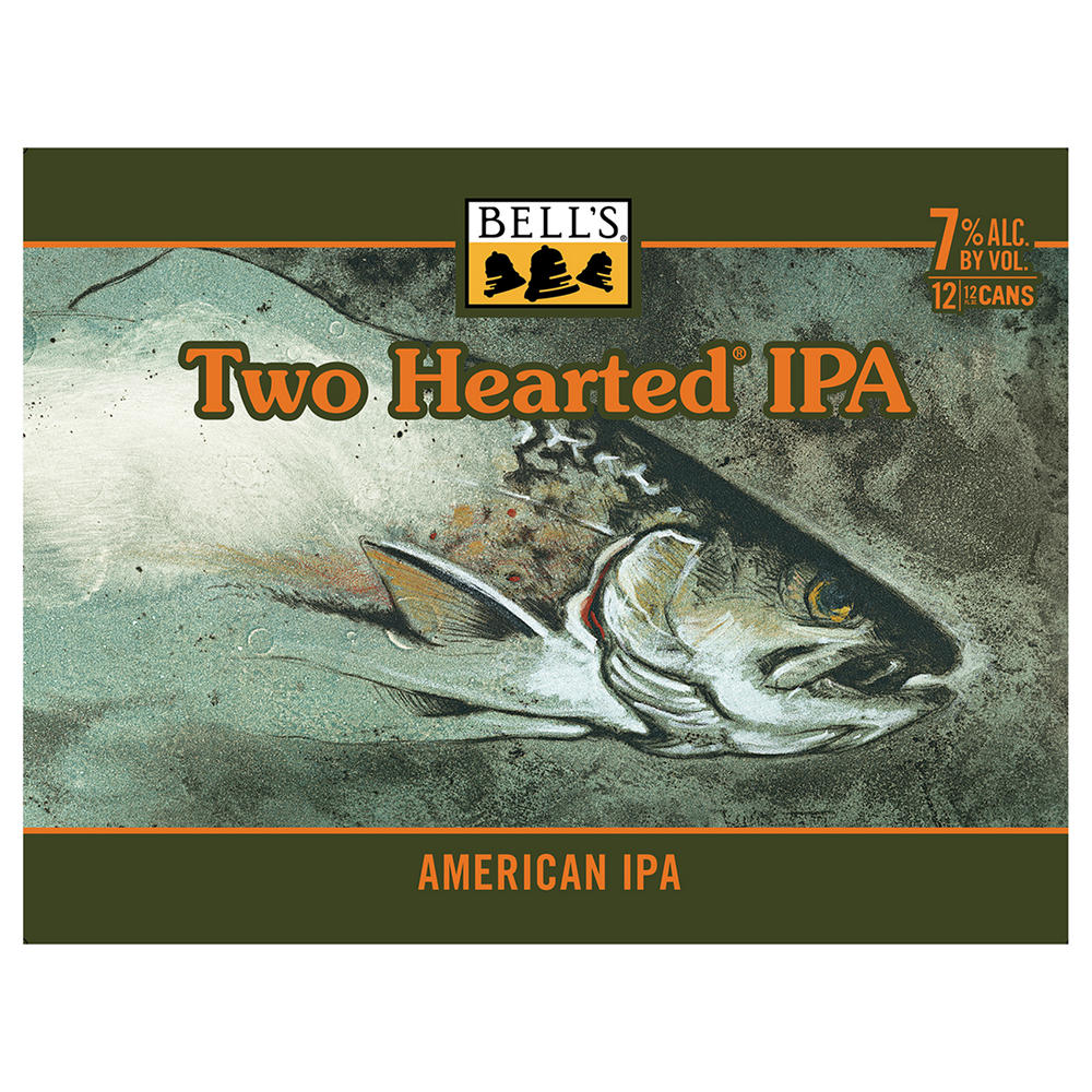 Bell's Brewery Two Hearted Ale Craft Beer 12 pk Cans, 12 oz