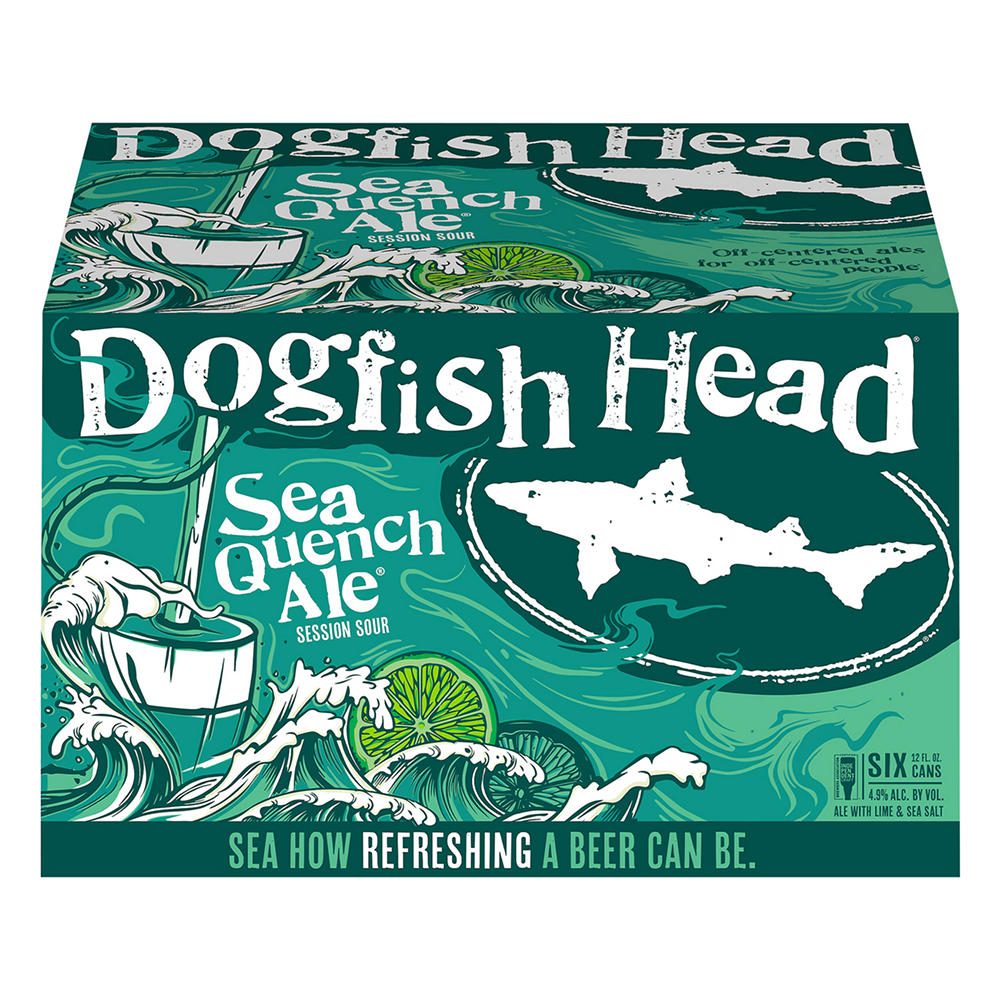 Dogfish Head Sea Quench Ale Craft Beer 6 pk Cans, 12 oz
