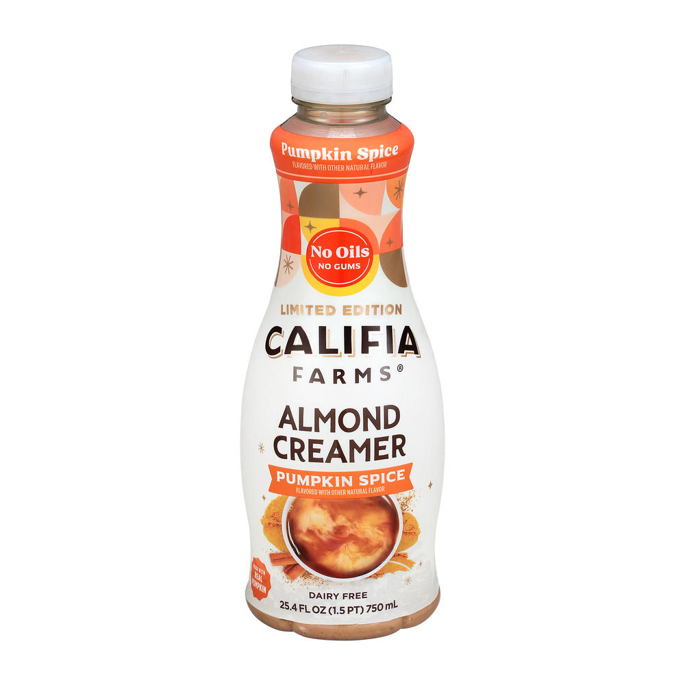 Califia Farms Almond Milk Coffee Creamer - Pumpkin Spice , 25.4 oz