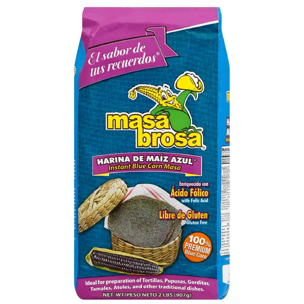 Masa Brosa Instant Blue Corn Masa, 2 lb