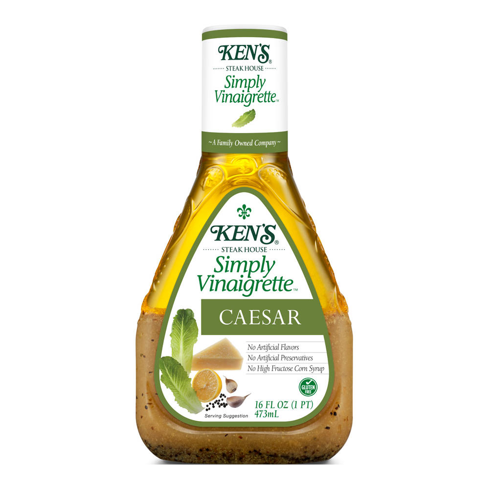 Ken's Steak House Simply Vinaigrette Caesar Dressing, 16 oz