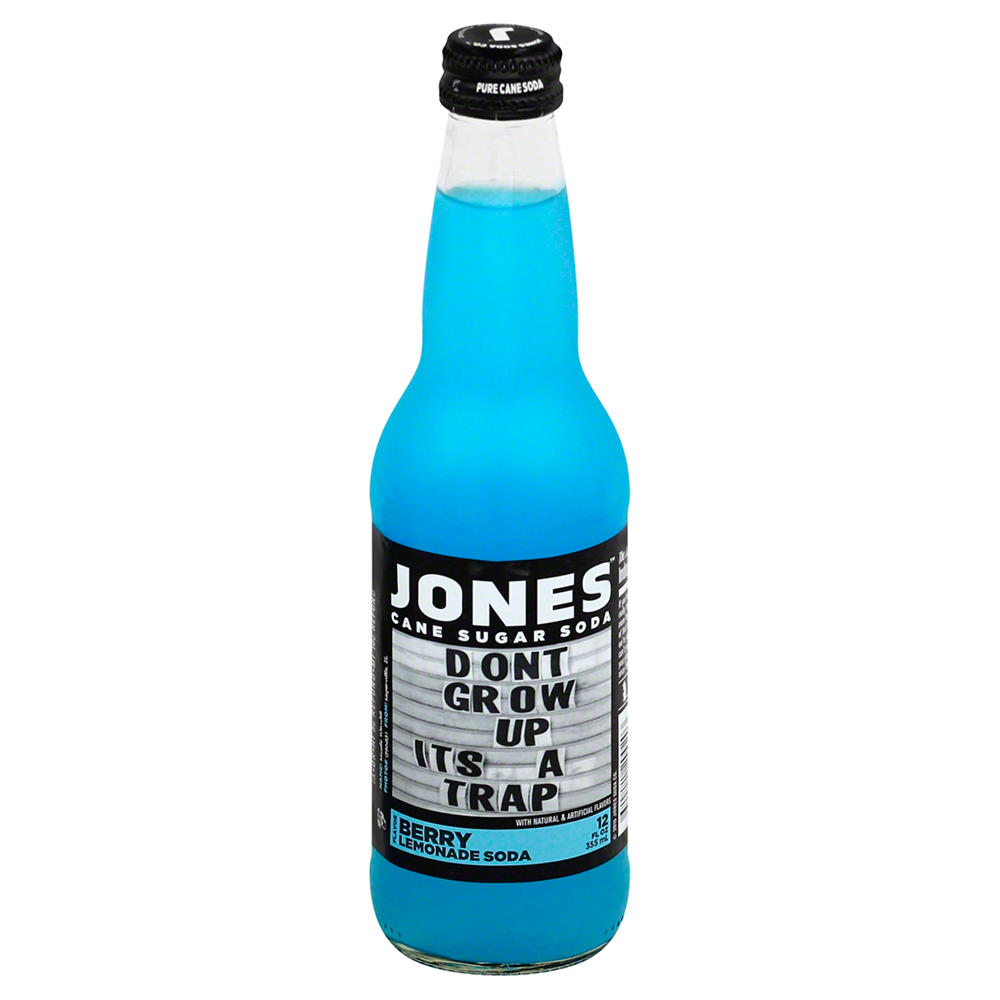 Jones Berry Lemonade Soda, 12 oz