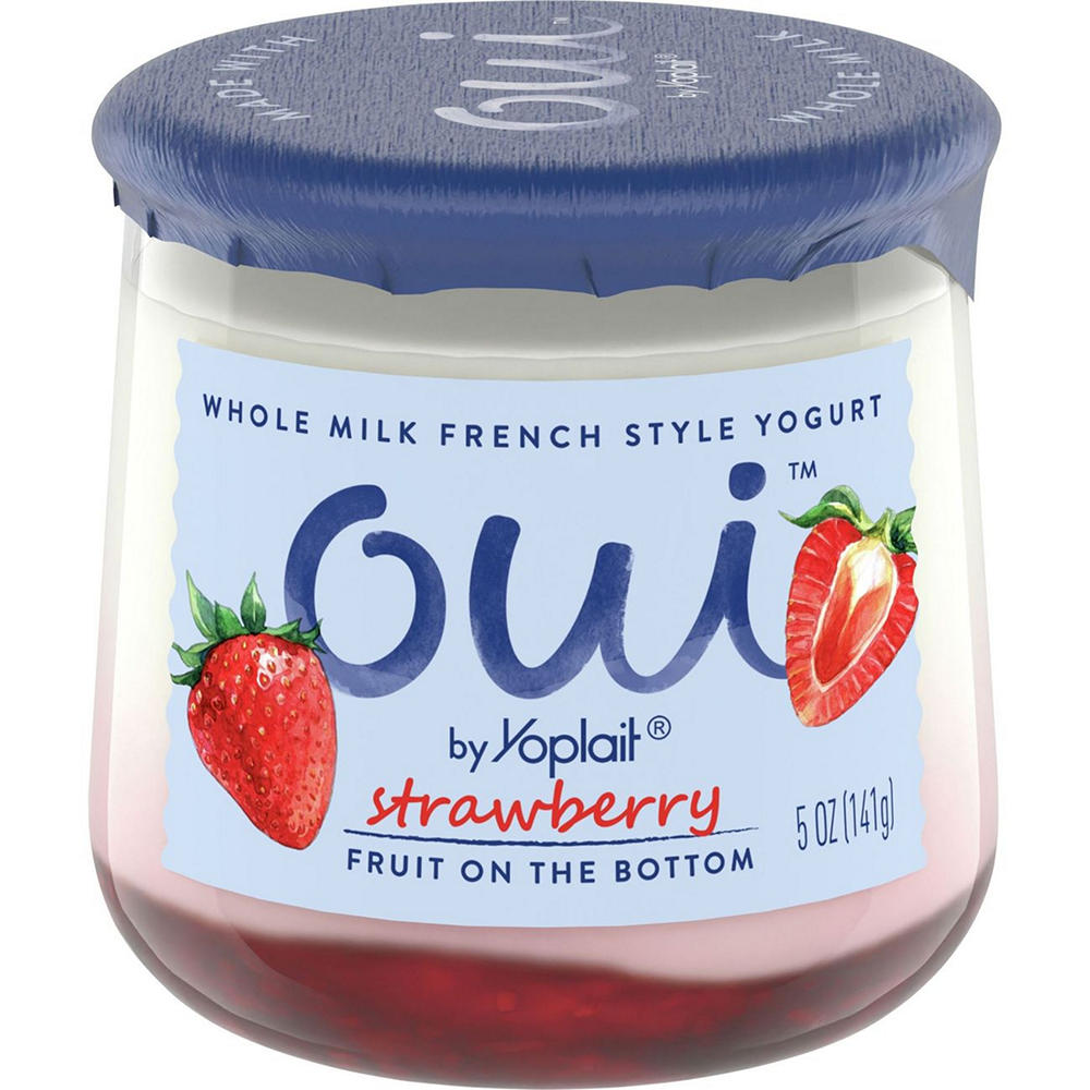 Yoplait Oui Strawberry French Style Yogurt, 5 oz