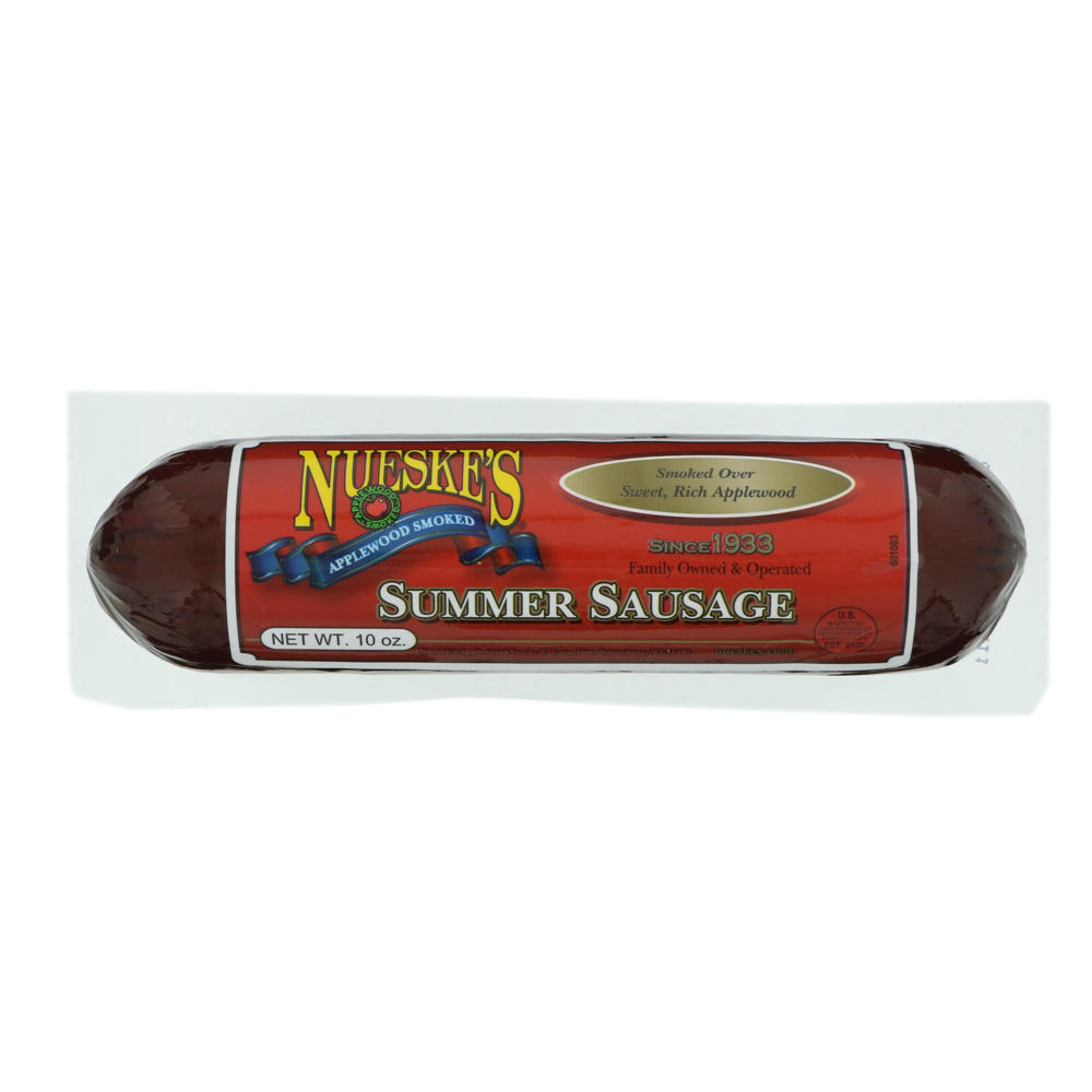 Nueske's Applewood Smoked Beef & Pork Summer Sausage, 10 oz