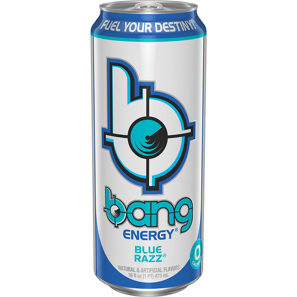 Bang Energy Blue Razz, 16 oz