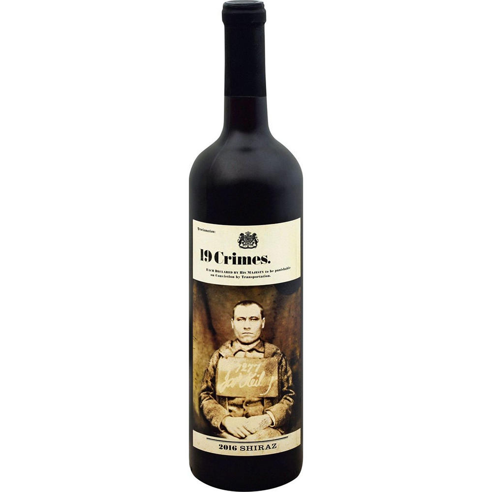 19 Crimes Shiraz Australia Red Wine, 750 mL
